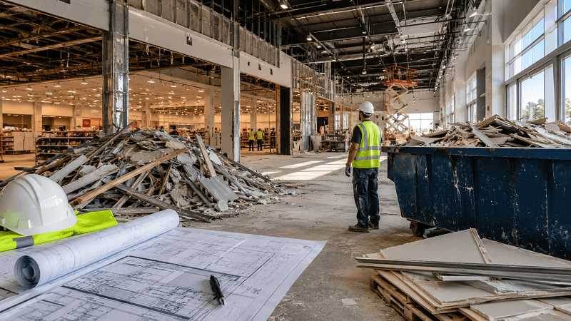 Construction Waste Planning for Large Retail Renovation Projects