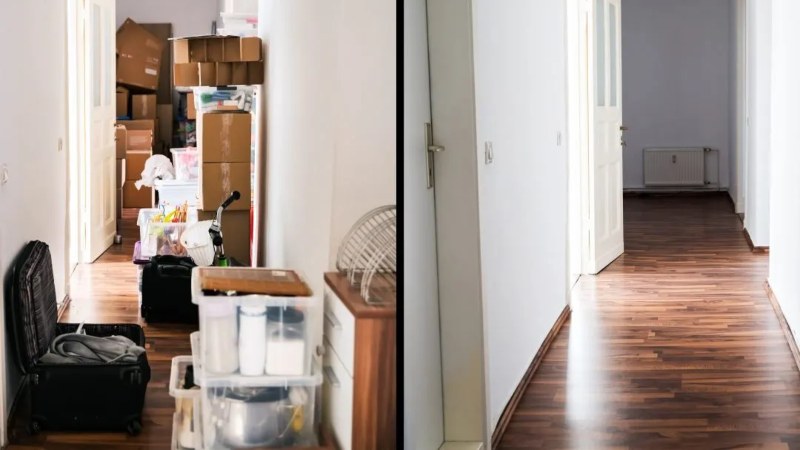 declutter your home before renovation